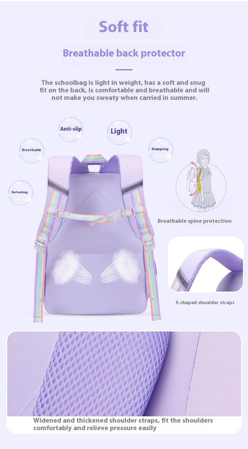 Large Schoolbag for Kids – Grades 2 to 6 Ergonomic Backpack - www.Shopthatapp.com