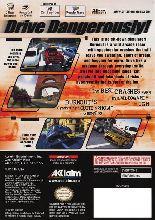 Burnout (usagé) - www.Shopthatapp.com