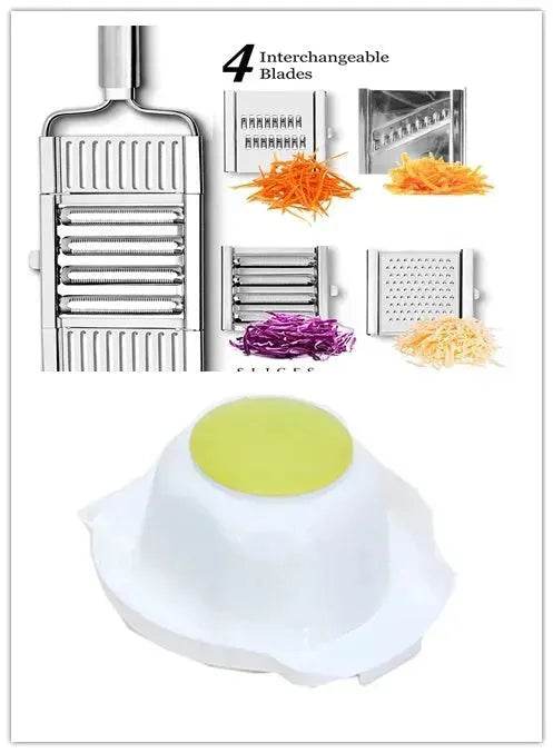 Stainless Steel Grater, Vegetable And Fruit Slicer, Peeler - www.Shopthatapp.com