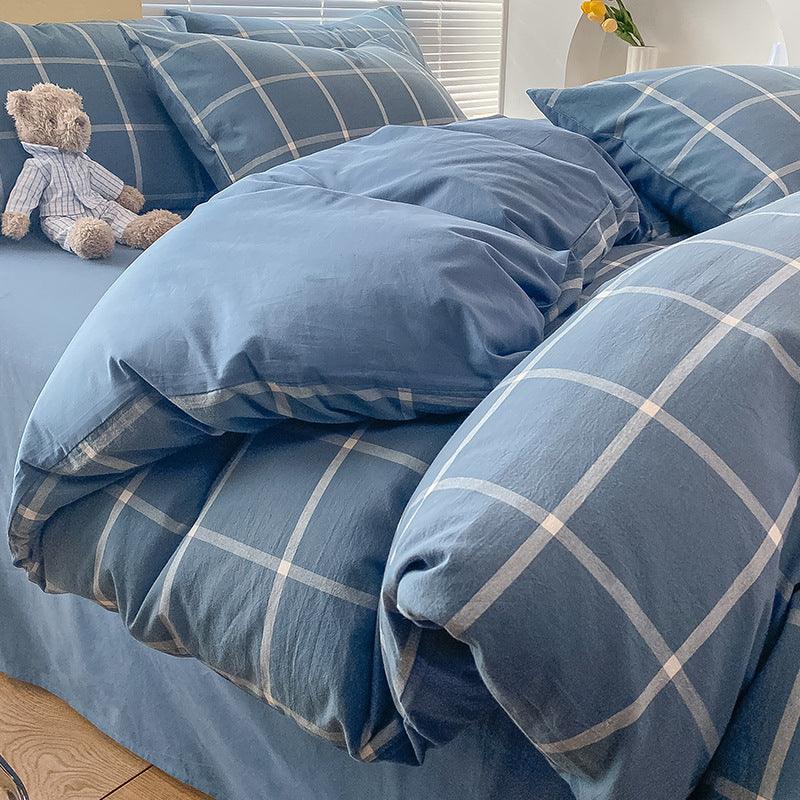 Pure Cotton Class A Four-piece Quilt Cover Household Pure Cotton Bed Sheet Duvet Cover - www.Shopthatapp.com