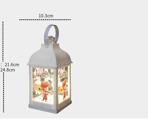 Wind Lantern Plastic Decoration For Eid Mubarak Ornament - www.Shopthatapp.com