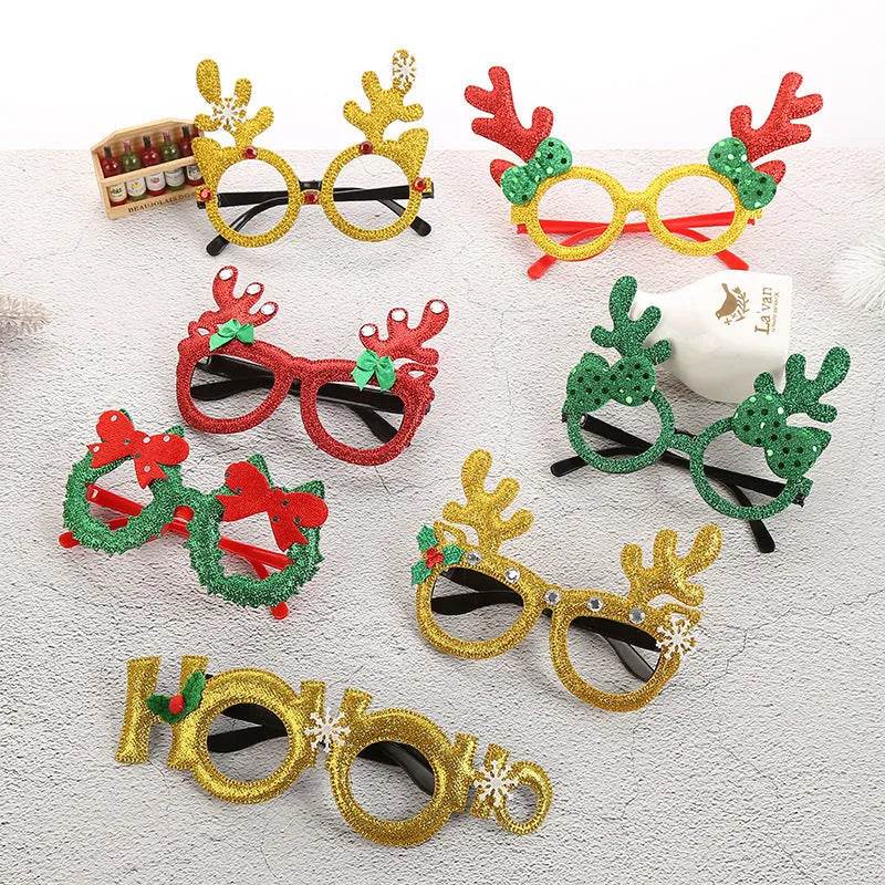 Party Christmas Children's Toys Christmas Luminous Glasses Frame - www.Shopthatapp.com
