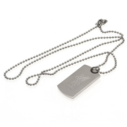 Liverpool FC Engraved Dog Tag & Chain LB - www.Shopthatapp.com