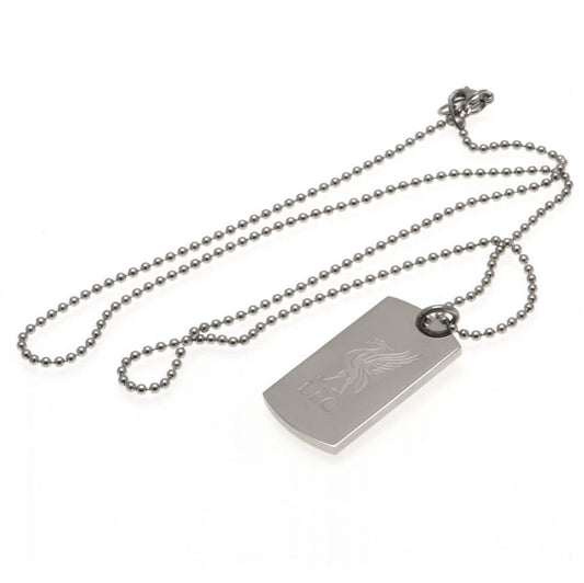 Liverpool FC Engraved Dog Tag & Chain LB - www.Shopthatapp.com