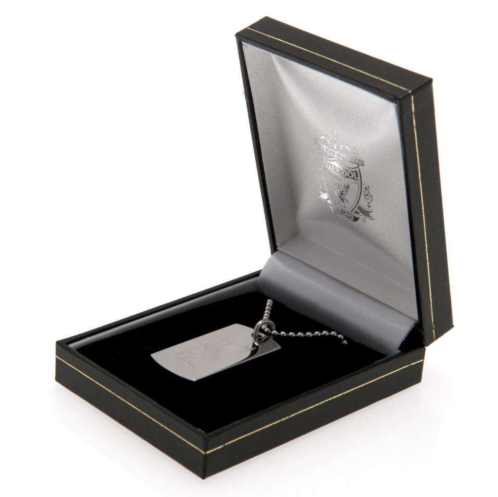 Liverpool FC Engraved Dog Tag & Chain LB - www.Shopthatapp.com