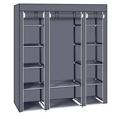 69 Portable Clothes Closet Wardrobe Storage Organizer With Non - www.Shopthatapp.com