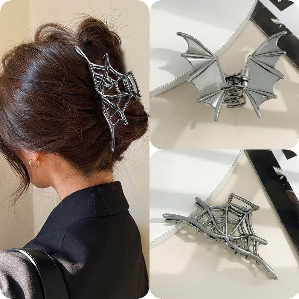Halloween Barrettes Simple Bat - www.Shopthatapp.com