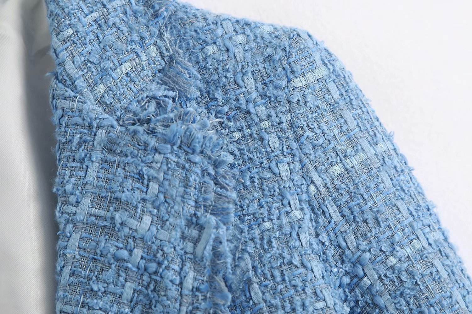 Retro loose suit tweed women's blazer jacket casual women streetwear - www.Shopthatapp.com