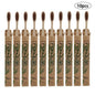 10pcs  Bamboo toothbrushes - www.Shopthatapp.com