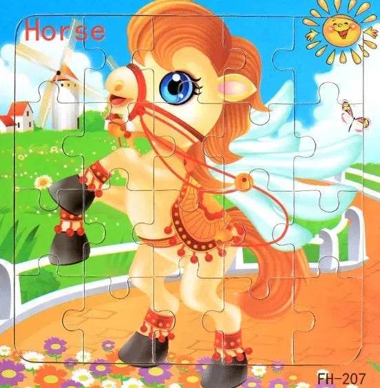 Wooden jigsaw puzzle toy - www.Shopthatapp.com