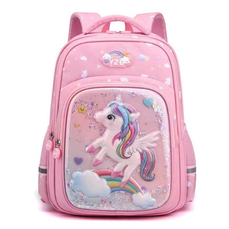 Primary School Cute Cartoon Mermaid Girls Backpack - www.Shopthatapp.com