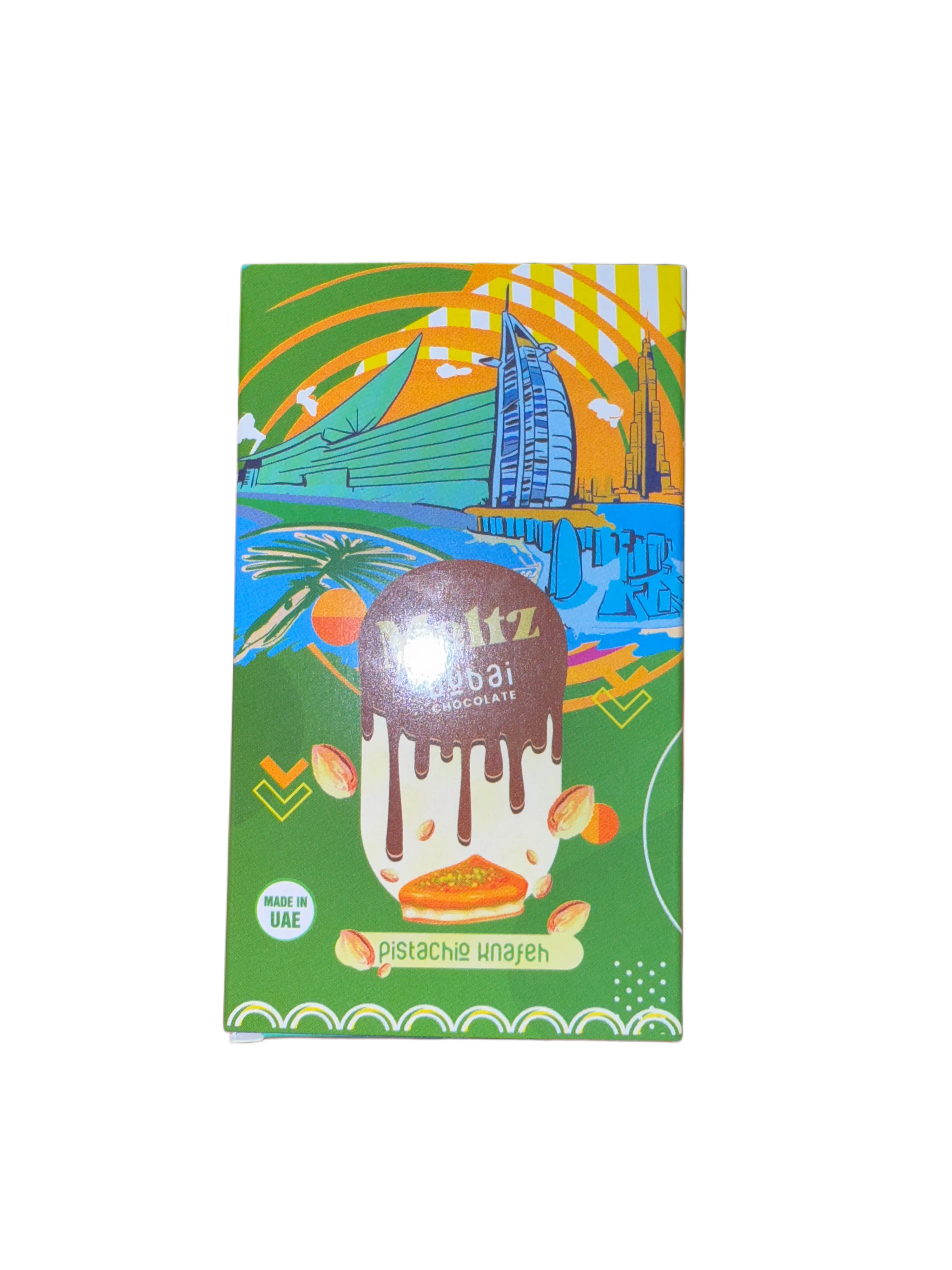 Meltz Dubai Chocolate Pistachio Knafeh Flavour 75G - Dubai Edition - www.Shopthatapp.com