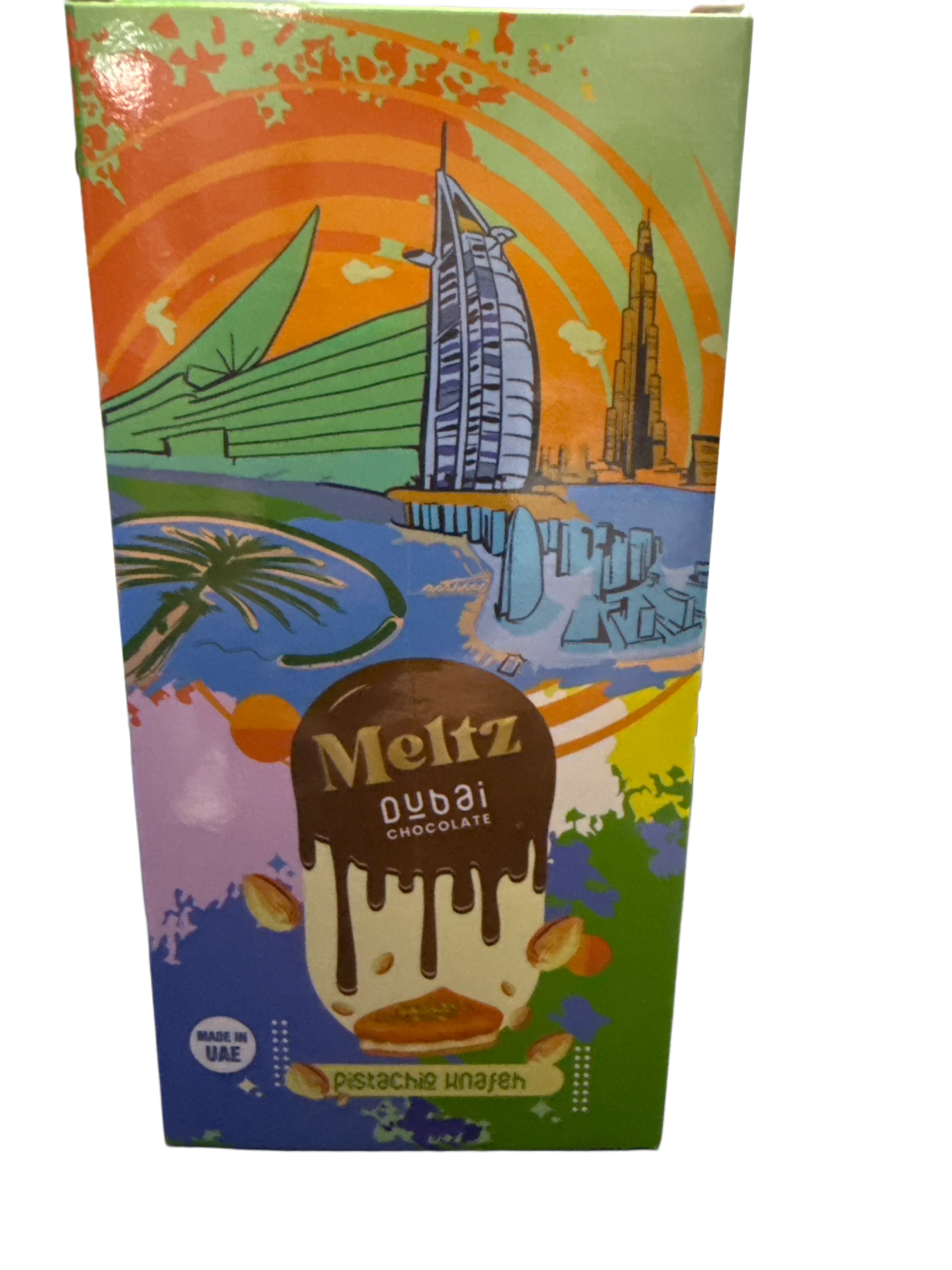Meltz Dubai Chocolate Pistachio Knafeh Flavour 192G - Dubai Edition - www.Shopthatapp.com