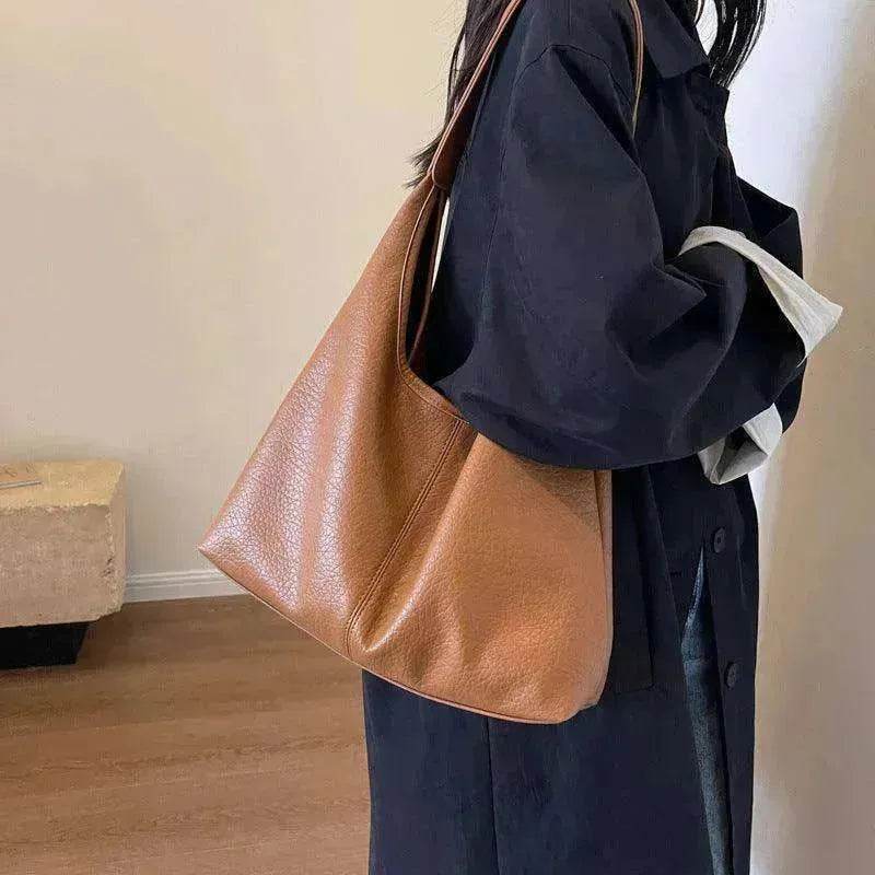 2Pcs Handbags Large Capacity Women's PU Leather Bags + Wallet - www.Shopthatapp.com