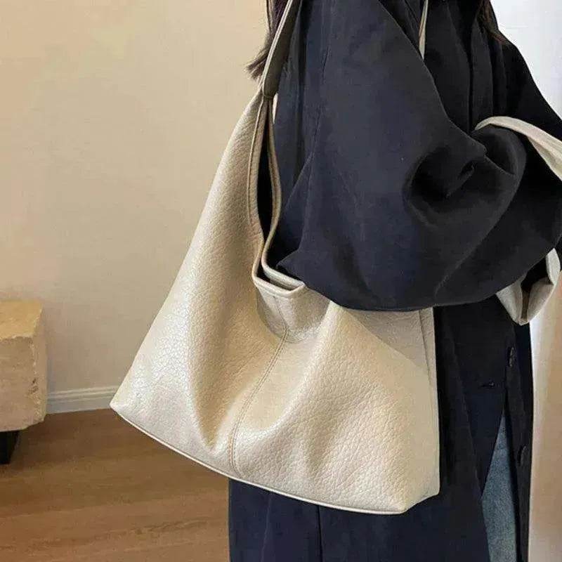 2Pcs Handbags Large Capacity Women's PU Leather Bags + Wallet - www.Shopthatapp.com