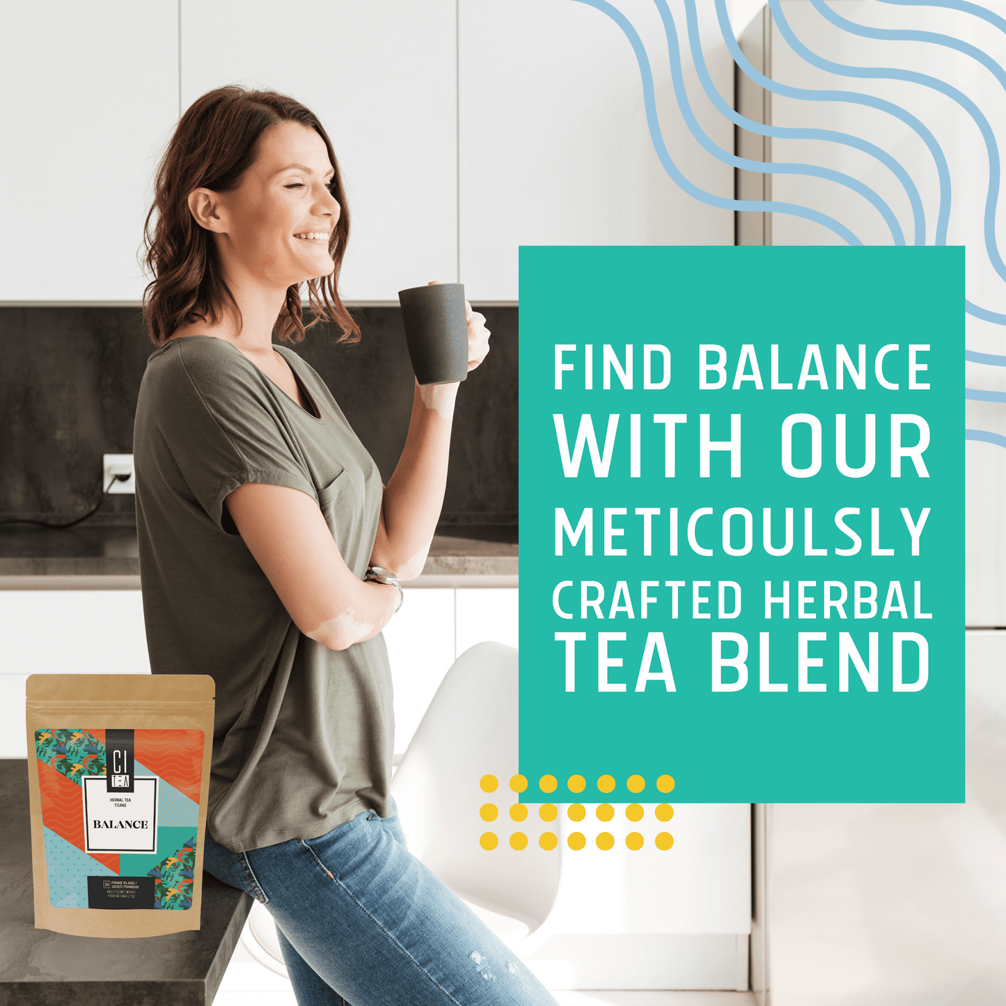 Balance Herbal Tea Pyramid Tea Bags - www.Shopthatapp.com