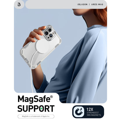 Coque Ares Mag pour iPhone 15 Pro Max – Blanc