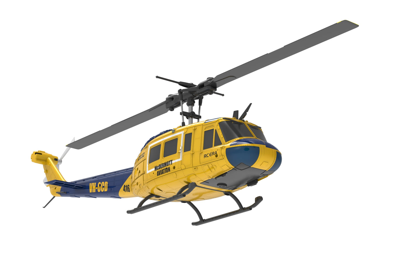 RC ERA C032 UH-1 Huey 6CH RC Helicopter with Smart Positioning & 3D Stunt Flight - www.Shopthatapp.com