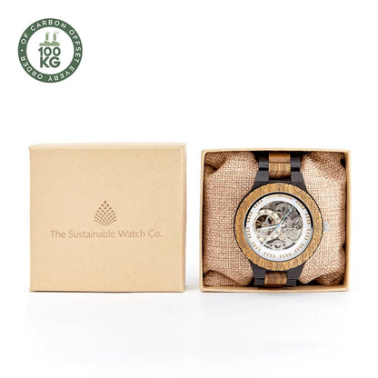 La Hemlock : Montre en bois pour homme