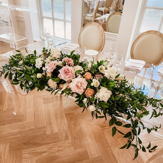 Installation de fleurs