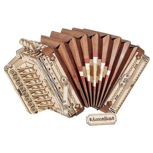Accordion 3D DIY Wooden Model | Kidstoylover - Learn & Create - www.Shopthatapp.com