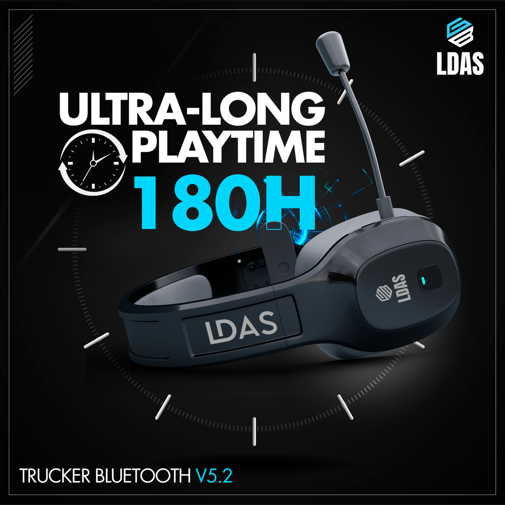 LDAS Trucker Bluetooth Headset TH11 - www.Shopthatapp.com