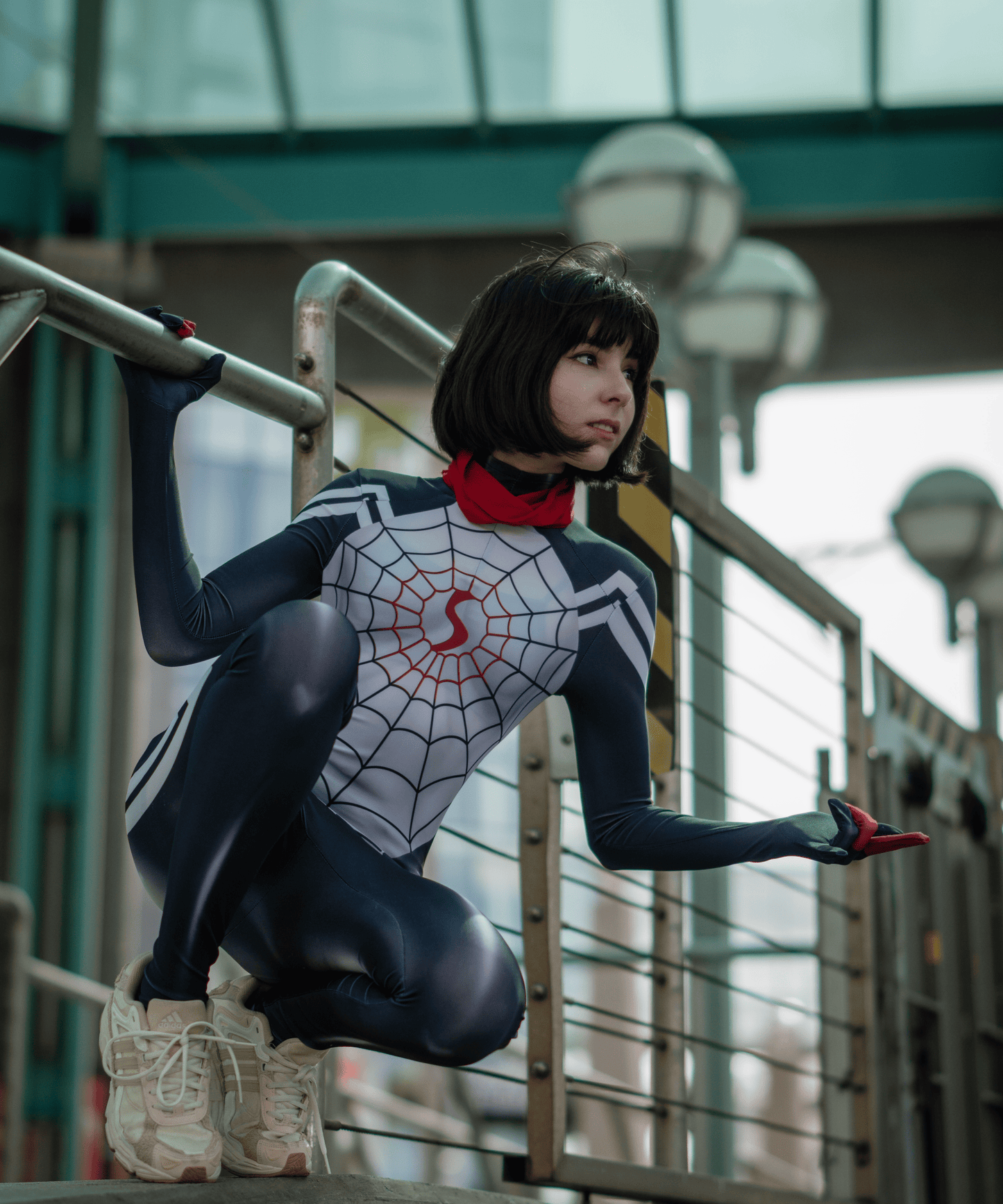 Super Hero Spider Cindy Cosplay Full Bodysuit Halloween Costume Zentai - www.Shopthatapp.com