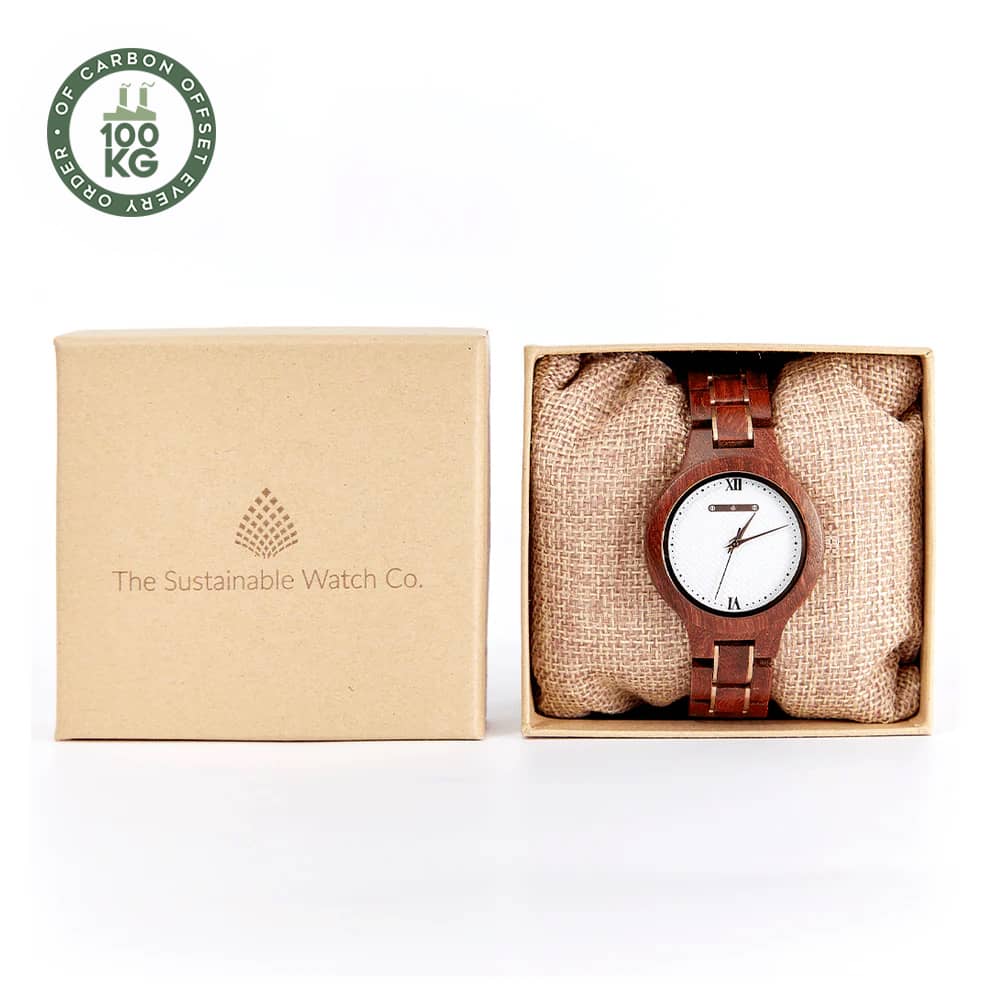 The Magnolia: Wood Watch for Women - www.Shopthatapp.com