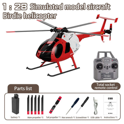 RC ERA C189 Dual Brushless RC Helicopter 1:28 Scale with Gyro and Altitude Hold - www.Shopthatapp.com