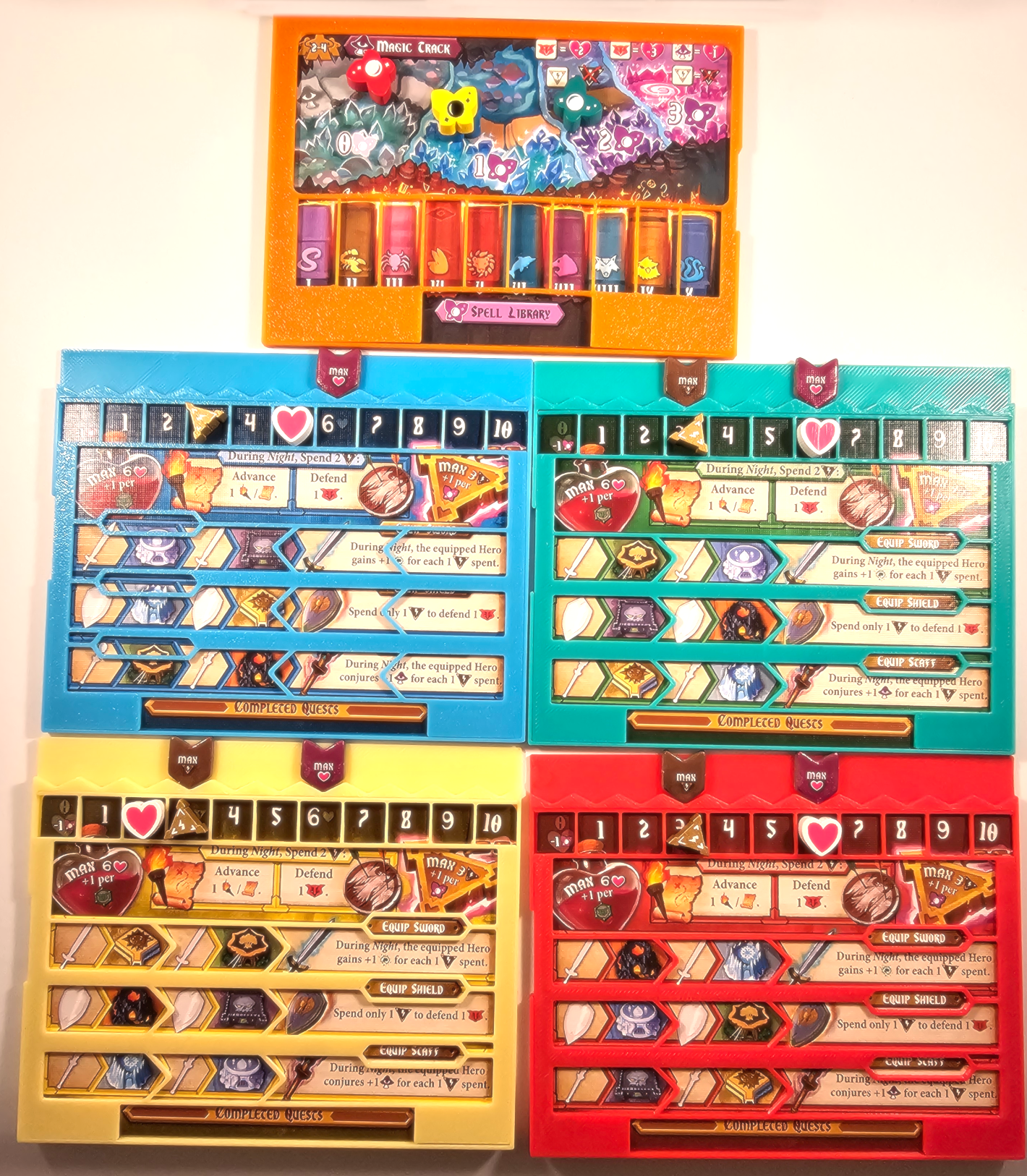 Tiny Epic Quest Player & Magic Dashboards - www.Shopthatapp.com