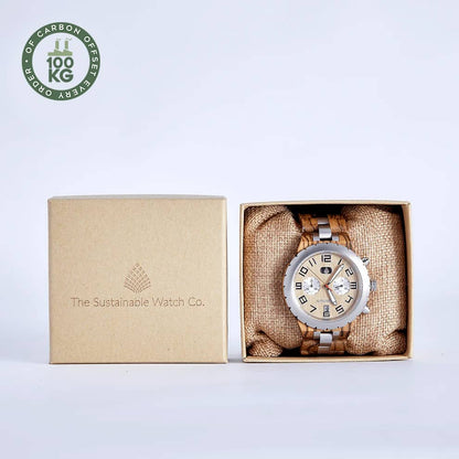 Le Bois de Santal : Montre en Bois pour Homme