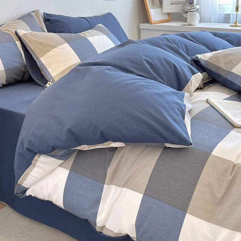 Pure Cotton Class A Four-piece Quilt Cover Household Pure Cotton Bed Sheet Duvet Cover - www.Shopthatapp.com
