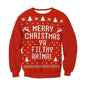 Ugly Christmas Sweater Santa Elf Couple Sweatshirt - www.Shopthatapp.com
