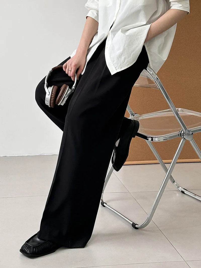 Corporate Wide Leg Pant Office Work Trouser Women - www.Shopthatapp.com