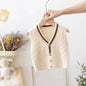 Children Knitted Chunky Sweater Outwear Vest kids - www.Shopthatapp.com