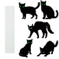 6Pcs Skull Or 6Pcs Tomb Or 5Pcs Black Cat Halloween Yard Sign Decorations  Glow In The Dark For Haunted House Garden Yard And Scary Theme Party - www.Shopthatapp.com