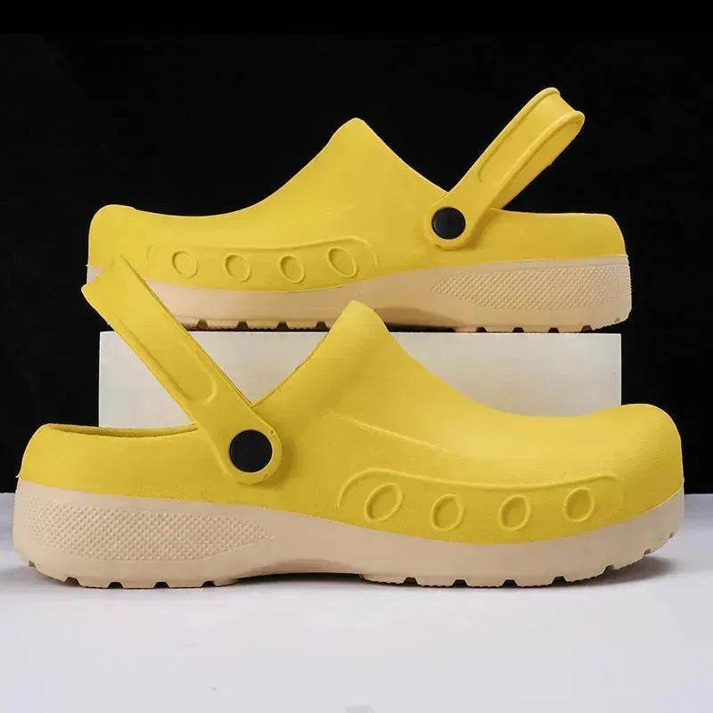 Casual Unisex EVA Rubber Summer Clog Slip on Hospital Hotel Home Beach Clog Shoe - www.Shopthatapp.com