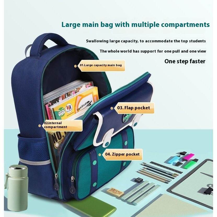 Children School bag Water resistant Spine Protection Backpack - www.Shopthatapp.com