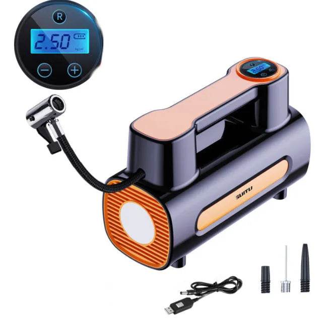 Tire Inflator 12V DC Portable Compressor Electric DC Auto Tire Pumps For Car Tires - www.Shopthatapp.com