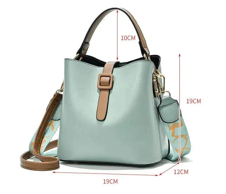 Bucket Bag Fashion Shoulder Bag Cross-body Female Handbag - www.Shopthatapp.com