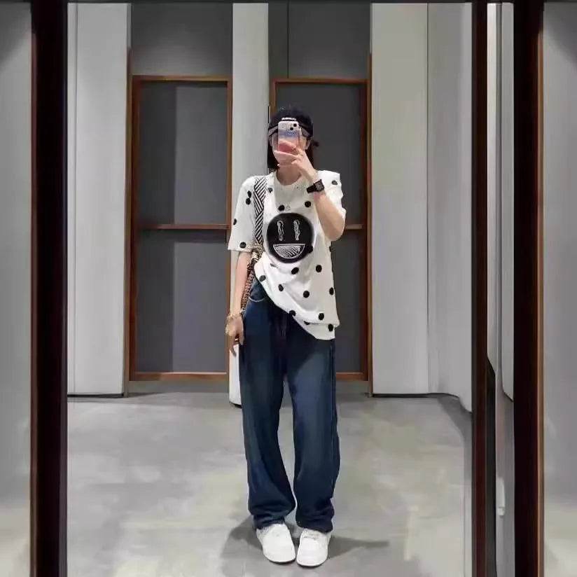 High Waist Elastic Baggy Jeans Pant For Women - www.Shopthatapp.com