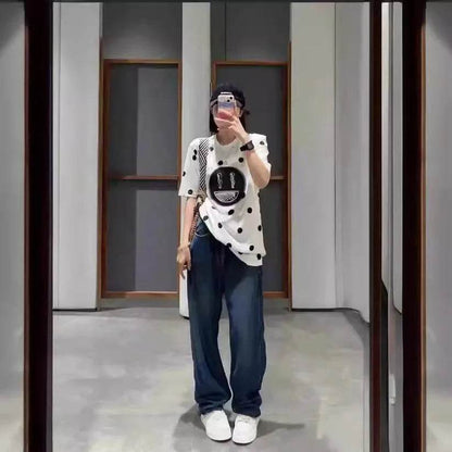 High Waist Elastic Baggy Jeans Pant For Women - www.Shopthatapp.com