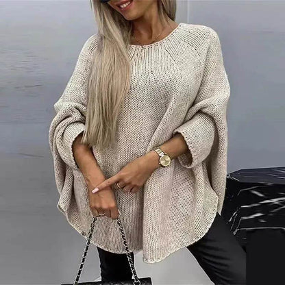 Oversized Fashion Knitted Fleece Pullover Sweater tops for Fall Winter - www.Shopthatapp.com