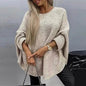Oversized Fashion Knitted Fleece Pullover Sweater tops for Fall Winter - www.Shopthatapp.com