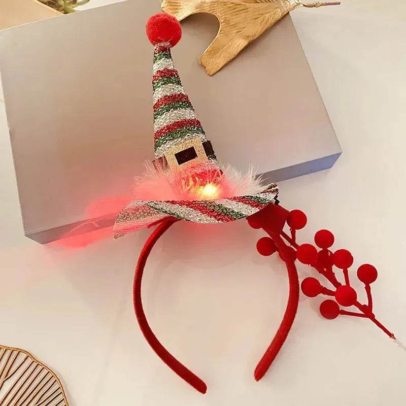 Christmas With Light Headband Snowflake Women's - www.Shopthatapp.com
