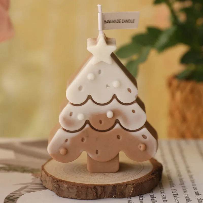 Christmas Tree Silicone Molds For DIY Christmas Creative Atmosphere Decoration Handmade Fragrant Candles - www.Shopthatapp.com