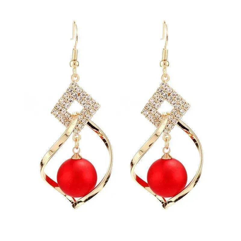 Women's Fashionable Temperamental All-match Pearl drop Earrings - www.Shopthatapp.com