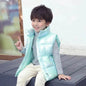 Down Cotton Vest Autumn And Winter Waistcoat Winter Clothing Children Sleeveless Puffer jacket - www.Shopthatapp.com