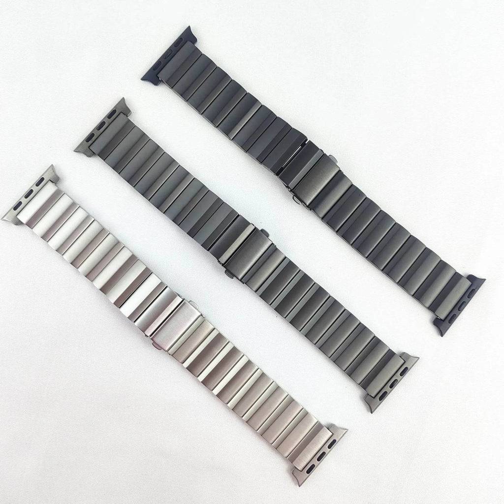 Large Particle Titanium Alloy Watch Strap - www.Shopthatapp.com
