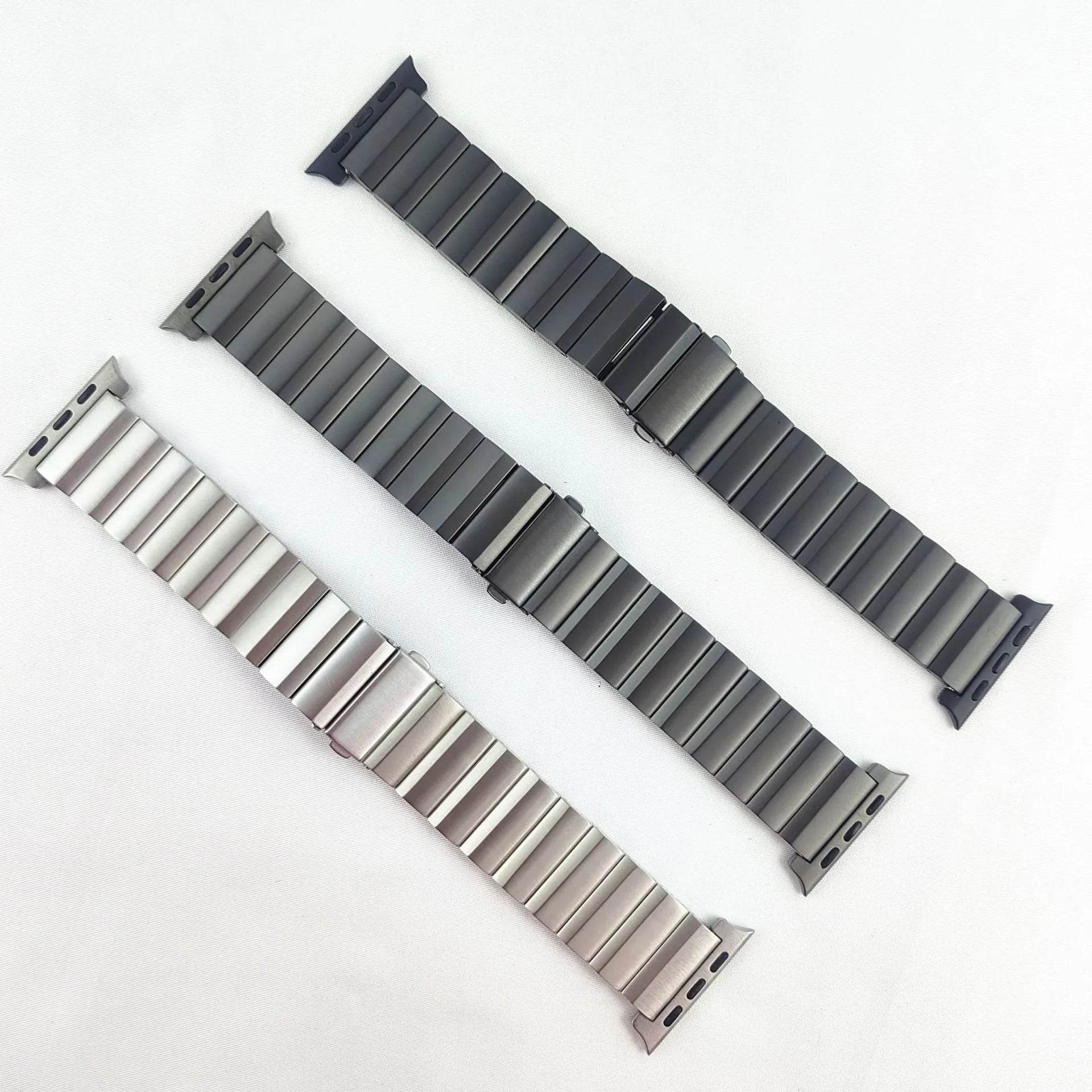 Large Particle Titanium Alloy Watch Strap - www.Shopthatapp.com